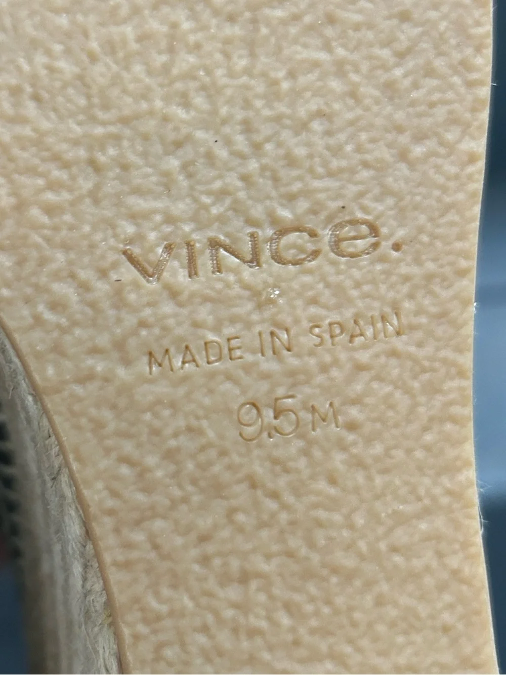 Vince “Gaelan” Square  Toe Crisscross Espadrille Wedge Sandals